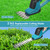 Lithium Cordless Hedge Trimmer Handheld Dual-Purpose Hedge Trimmer 21V Battery Bush Trimmer Electric Hedge Trimmer for Pruning with 2.0Ah Battery and Charger Grass Trimmer for Shrub Branch and Lawn