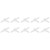 10Pcs 3 Way Plastic Fitting Pressure Temperature Resistant T Shaped Tee 1/2 Barb Fitting3.2