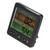 Indoor Temperature Humidity Gauge Clock Large Screen Electronic Digital Display Thermometer Hygrometer TS‑6211Black