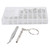 1000pcs Eyeglasses Repair Kit Professional Eyeglass Screwdrivers Tweezer Screws for Eyeglass Sunglass
