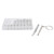 1000pcs Eyeglasses Repair Kit Professional Eyeglass Screwdrivers Tweezer Screws for Eyeglass Sunglass