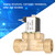G3/4" Normally Open Brass Solenoid Electromagnetic Valve Water Inlet Switch (DC12V)