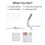 Acrylic Dry Erase Board with Light 15x15cm Writing Board for Desktop Note Memo Whiteboard Notepad Reusable LED Letter Massage Boards for Personal Creative Use with 7 Colors Pen for Office School Home Restaurant Coffee Shop