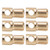 10 Pcs 6mm Banana Plug Gold Plated Male Connector Adapter for RC Battery ESC Motor