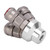 3 Way Connector Chrome Plated Pneumatic Component Carbon Steel G1/4in Thread Quick Coupler