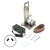 Polishing Grinding Machine Aluminum Alloy DIY Small Mini Electrical Tools AC 110‑240VAU Plug 775