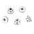 M3 M4 M5 M6 M8 M10 Nickel Plated Carbon Steel Hand Tighten Knurled Thumb Nuts (M6 5pcs)