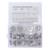 470Pcs Sealing Washer Aluminum Alloy Round Flat Washer Assortment Kit for Automobiles Faucets