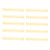 10Pcs Spiral Binding Coil 130 Sheet Capacity Spine Comb 30 Holes 16mm Diameter Set Kit Yellow