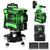 Multifunctional 3D 12 Lines Laser Level Tool Vertical Horizontal Lines with Self-leveling Function