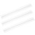 10PCS 34 Hole Binding Spine Plastic Split Loose Leaf Rings Detachable Binding Loop 12mm Diameter Transparent