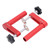 2PCS Bench Dog Clamp 20mm Aluminium Alloy Manual Bench Dogs Hole Clamp for Woodworking