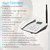 Fixed Wireless Phone 2G Desktop Telephone Support GSM 850/900/1800/1900MHZ SIM Card Cordless Phone with Antenna Radio Alarm Clock SMS Funtion for House Home Call Center Office Company Hotel