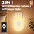 Tuya WiFi Intelligent Humanbody Induction Small Night Lamp Multi-Gear Dimming Household Bedside Light Mobilepohone Control Colorful Bedroom Lamp Compatible with Amazon Alexa  Home