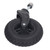 7 Inch Swivel Caster Universal PU Hub PVC Wheel Wheelchair Front Wheel Replacement 120KG Load Capacity