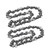 2Pcs Chainsaw Chain Blade Replacement High Speed Steel for 4in Cordless Electric Chain Saw