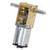 Double Shaft Worm Gear Motor High Torsion Brush Speed Reduction Motor with Fixing Mount DC3V 15RPM