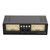 Audio Splitter Switcher Box 4 Way Support Simultaneous Work Stereo Audio Switch Box Selector for Laptop Yellow Backlight