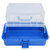 Plastic Storage Box Portable 3 Layer Folding Handheld Tool Organizer with Transparent Cover