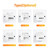 HY610-WIFI Smart Heating Thermostat Digital Temperature Controller Mobile Phone APP Control Touchscreen LCD Display Weekly Programmable Thermostat Anti-freeze for Home School Office Hotel Smart RM APP Control
