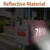 Decal Reflective Mailbox Numbers Stickers for Outside Address 0-9 Numbers for Houses Adhesive Number Stickers