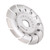 90mm 12 Teeth Angle Grinder Disc Wood Carving Grinding Polishing Wheel for Woodworking Silver
