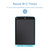 10.5 Inch LCD Writing Tablet Electronic Digital Drawing Board Erasable Writing Pad Color Screen One-Click Erase with Lock Button Gift for Children Adults Home Office School