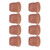 8Pcs Chair Leg Cover TPE Floor Protector Furniture Legs Caps Set Kit for Table Stool Brown M