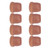 8Pcs Chair Leg Cover TPE Floor Protector Furniture Legs Caps Set Kit for Table Stool Brown M
