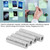 50Pcs Heavy Duty Round Neodymium Magnet M4 4mm Hole Strong Neodymium Magnet Kit for Workshop
