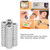 50Pcs Heavy Duty Round Neodymium Magnet M4 4mm Hole Strong Neodymium Magnet Kit for Workshop