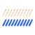 10pcs Banana Plugs Gold Plated 2mm Male Connector Insulated Metal Plugs with Housing for Testing EquipmentBlue