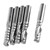 5pcs 6mm Shank Tungsten Carbide Single Flute End Mills Spiral Cutters CNC Milling Bits