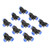 10 pcs 10mm 3/8 T Type Pneumatic Connector Air Line Quick Fittings Tube Joint
