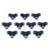 10 pcs 10mm 3/8 T Type Pneumatic Connector Air Line Quick Fittings Tube Joint