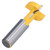T Track Slotting Cutter Straight T Slot Router Bit Wood Groove Milling Cutter Tools 1/2in Shank