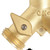 Water Y Connector Brass Tight Connection High Temperature Resistance 2 Way Faucet Splitter Type A