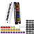 12 Way Fuse Block, Positive and Negative Anodes 12V-32V Blade Fuse Holder ATC/ATO Standard Fuse Box with Label Stickers Transparent Waterproof Cover Fuse Panel for Automotive Cars Trucks RVs Campers Vans
