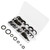 90Pcs O Ring Washer Rubber Iron Galvanized Sealing Flat Round Gasket Assortment Kit
