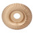 Wood Carving Disc Grinding Shaping Wheel Stainless Steel for Angle Grinders 22mm Gold