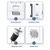 15W  Filter, Fish Tank Filter  Filtration Pump Circulation Internal Filter with Maximum  of 1000L/H Adjustable Airflow Quiet and Low Noise