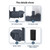15W  Filter, Fish Tank Filter  Filtration Pump Circulation Internal Filter with Maximum  of 1000L/H Adjustable Airflow Quiet and Low Noise