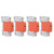4Pcs 1P Surge Protective Device DIN Rail Mounting SPD House Arrester Protector AC 420V RMU1‑C40