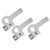 3Pcs Tube Clamp Hub Aluminum Shaft Clamping M4 Thread Mounting Bracket Kit Robot Accessories3403-0024-0006