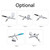 0.35mm Siphon Feed Dual-action Airbrush Kit Set Spray Gun with 5cc & 22cc Fluid Cup for Art Craft Painting Nail Art Tattoo Cake Decorating Type 1