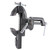 Heavy Bench Vise Desktop Clamping Tool Flat Jaw Table Clamp with Anvil (70mm)