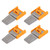 4 Pcs Cabinet Door Lockout Device Multi Purpose Industrial Electrical Lockout for Appliance Handles Drawer Cabinets