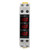 3 Phase DIN Rail Ammeter LED Digital Display High Accuracy Amp Meter with 3 Sensors AC80‑500V 1‑100A