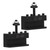 2Pcs Tool Post Holder Turinng Facing Boring Piston Wedge Hardware High Speed Steel 250‑001