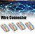 50PCS 11~28AWG PCT-2-3 Conductor Terminal Block Electric Cable Wire Quick Wiring Connector